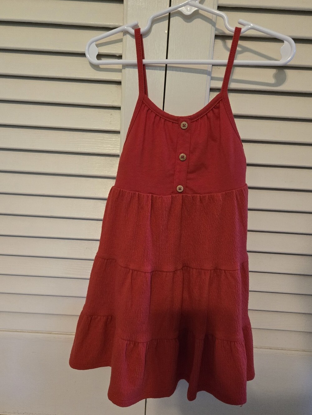 Oshkosh B'Gosh Toddler Girl Sleeveless Red Dress- size 3T